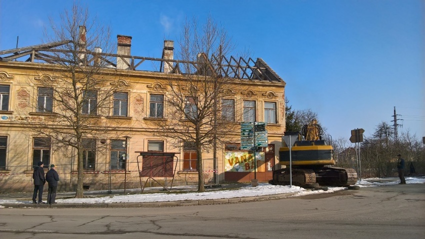 hotel na ruzku telc demolice JOSEF HOLEC