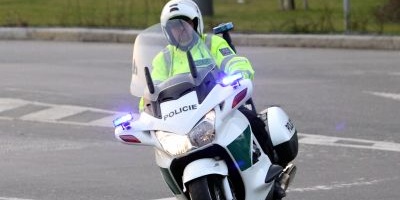 policie motorka